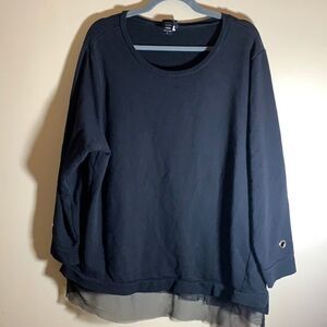 Torrid Black Pullover Sweater